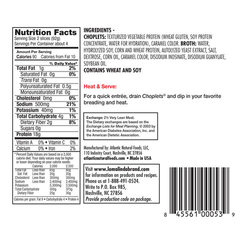12pk Loma Linda® Choplets™ (13 oz.)